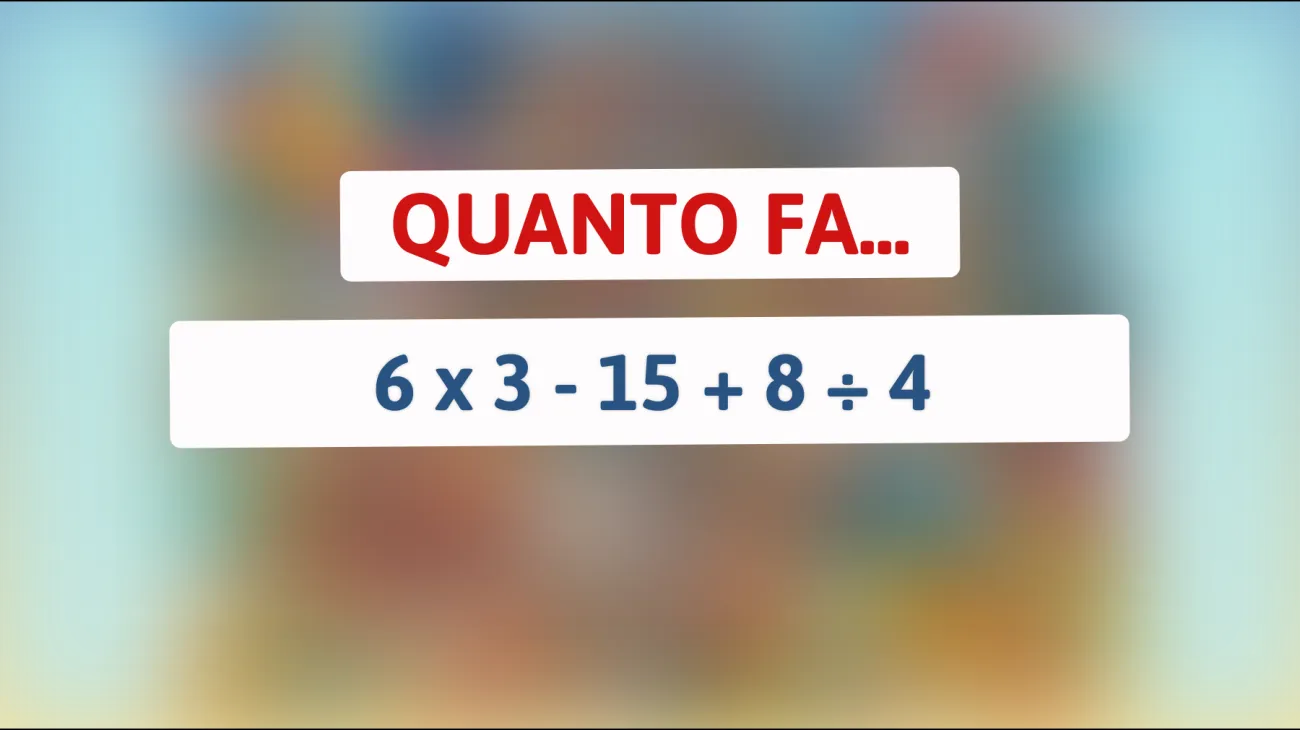 \"Sai risolvere questo enigma matematico che solo i veri geni riescono a svelare? Mettiti alla prova ora!\""